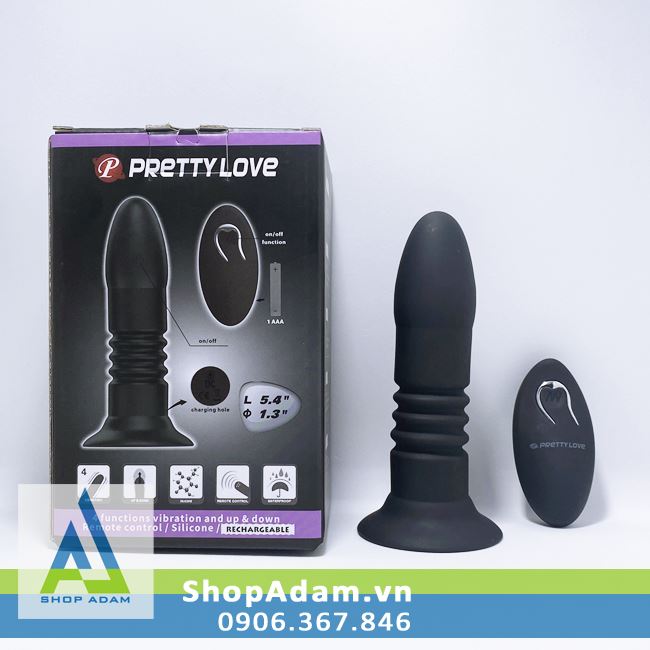 Máy mát xa hậu môn Pretty Love Magic Jingers điều khiển từ xa rung thụt kích thích