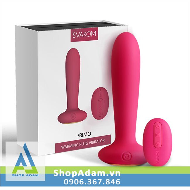Sextoy hậu môn cao cấp Svakom Primo có sưởi ấm