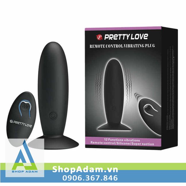 Đồ chơi hậu môn gắn tường Pretty Love - Điều khiển từ xa siêu phê