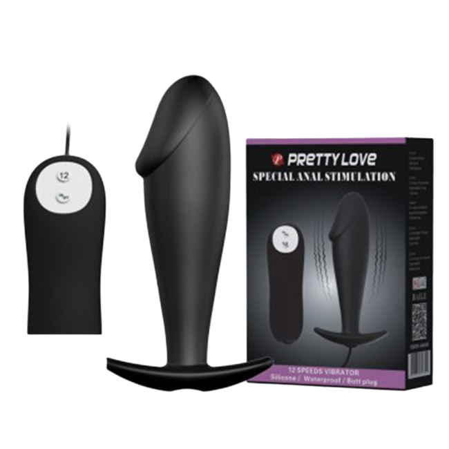 Dương vật mini Pretty Love 12 chế độ rung kích thích hậu môn thú vị