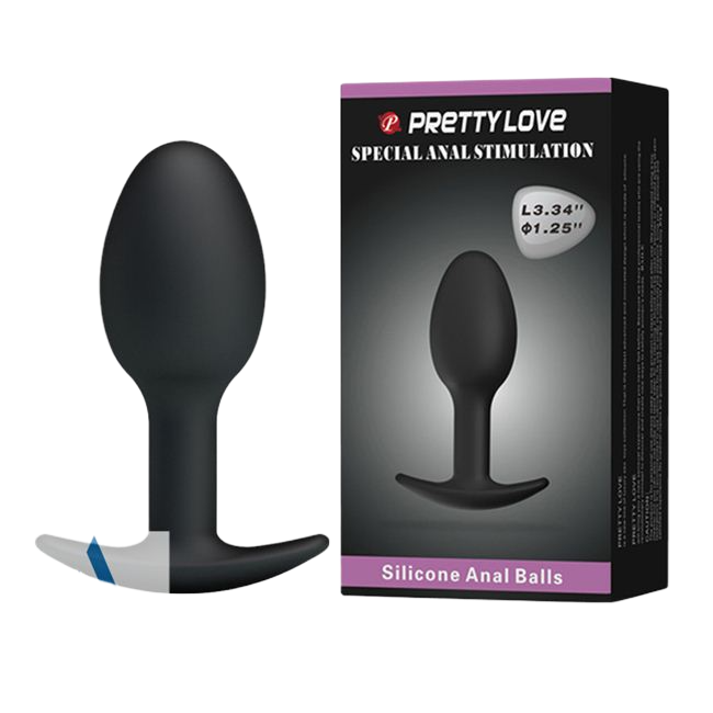 Butt Plug silicone lõi bi thép Pretty Love