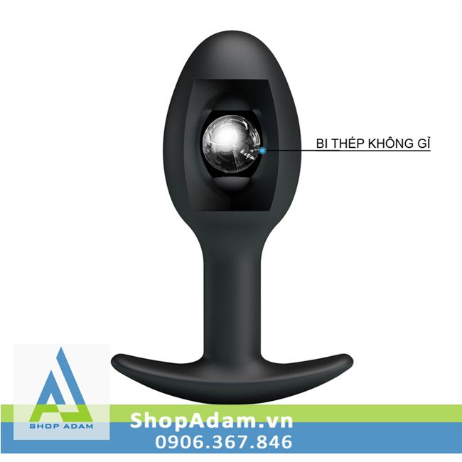 Butt Plug silicon lõi bi thép Pretty Love kích thích hậu môn an toàn cao cấp