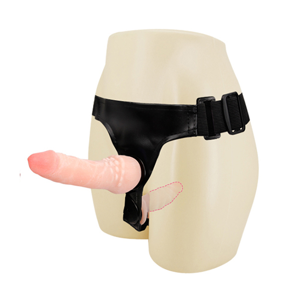 Double-Ended Strap-On Dildo Lesbian Couple G-Spot Massage Toy