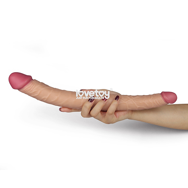 Lovetoy King Size 14 Inch Double-Ended Silicone Dildo Couples Toy