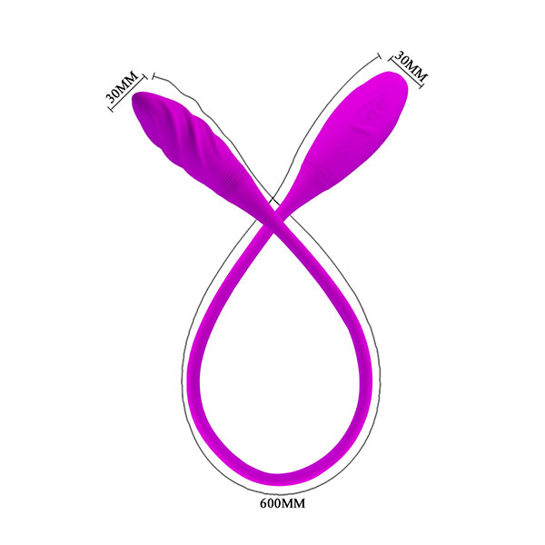 Trứng rung Pretty Love Snaky Vibe 2 đầu 7 chế độ sạc pin