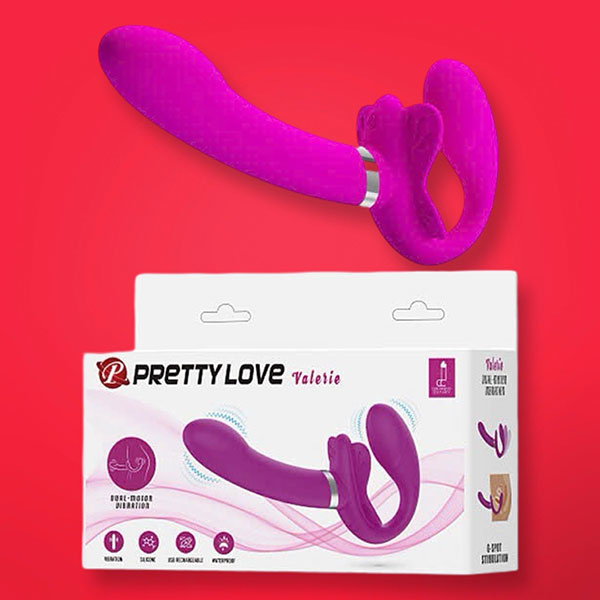 Dương vật giả 2 đầu Pretty Love Valerie rung 12 chế độ cao cấp 