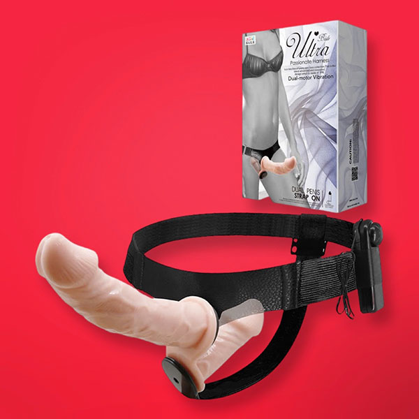 Dương vật giả 2 đầu dây đeo cho les kích thước lớn 