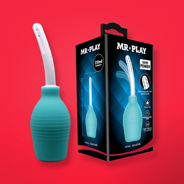 Dụng cụ vệ sinh hậu môn Mr Play silicon y tế cao cấp an toàn 