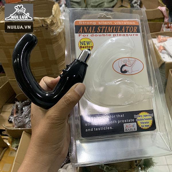 Anal Stimulator C-Shaped Vibrator Prostate Massage for Men Couples