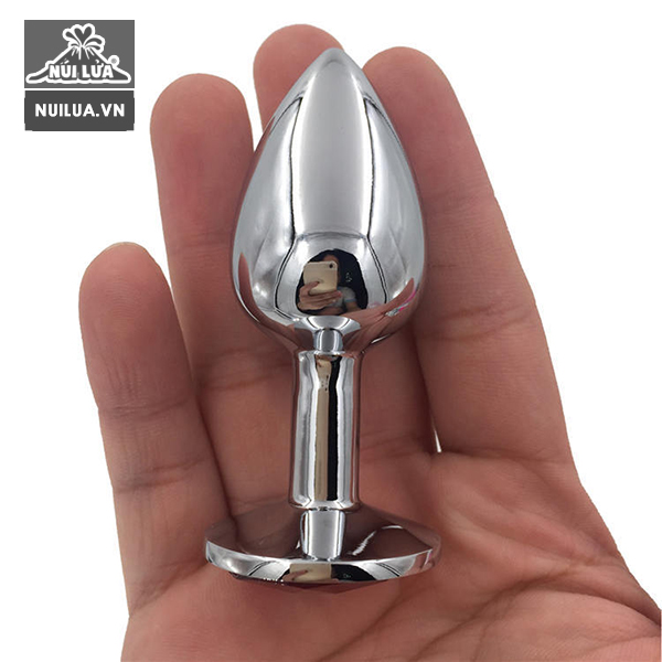 Phích cắm hậu môn inox đế pha lê chất liệu bền đẹp giá tốt