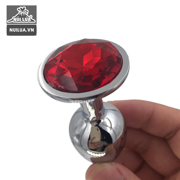 Phích cắm hậu môn inox đế pha lê chất liệu bền đẹp giá tốt