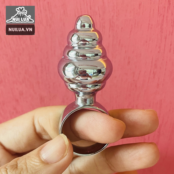 Nhẫn hậu môn inox xoắn ốc mini cao cấp an toàn sales Nhẫn hậu môn inox xoắn ốc mini cao cấp an toàn sales