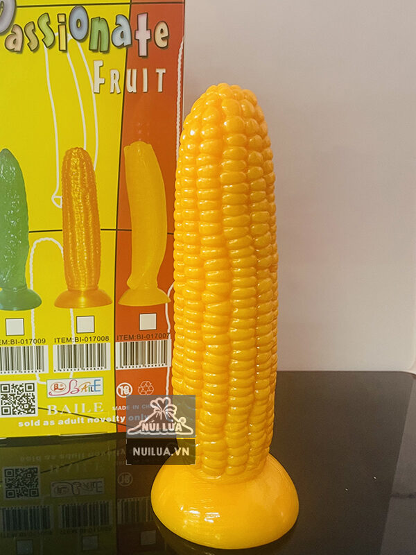 Dương vật giả gắn tường hình trái bắp Baile kích thích điểm G cực mạnh