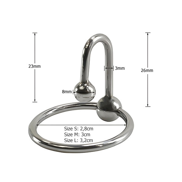 Vòng đeo dương vật inox cao cấp kích thích cực khoái an toàn tiện lợi