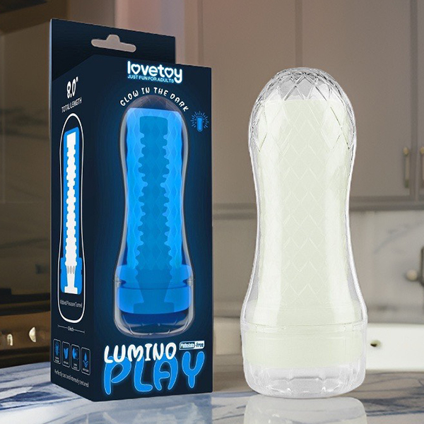 Cốc thủ dâm Lovetoy Lumino Play Ribbed dạ quang phát sáng