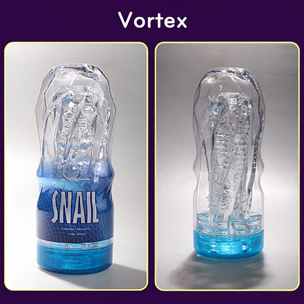 Snail Cup Clear Male Masturbator – Discreet, Ultra Realistic Design