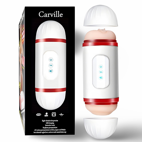 Cốc thủ dâm 2 đầu Carville rung rên âm đạo miệng siêu thực kích thích cao Cốc thủ dâm 2 đầu Carville rung rên âm đạo miệng siêu thực kích thích cao