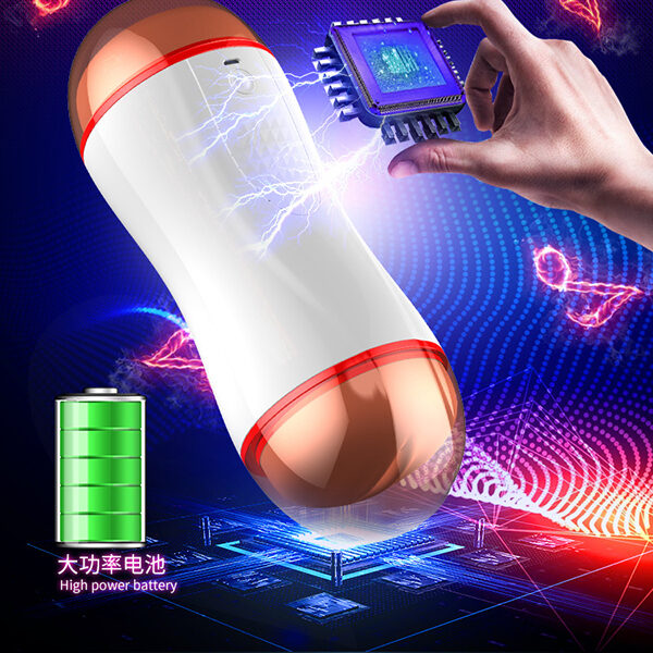 Cốc Thủ Dâm 2 Đầu Silicon Rung 7 Chế Độ Rên La Cực Phê