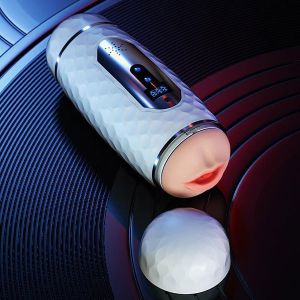 Âm đạo giả 2 đầu Mastubation Cup rung rên kèm tai phone siêu thực